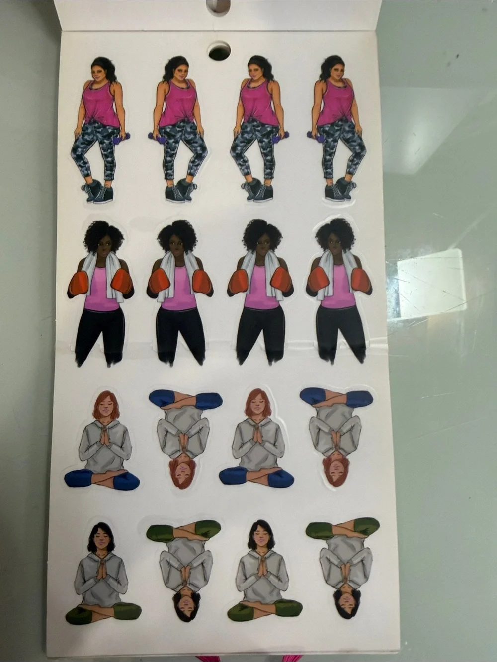 The Happy Planner Fitness Sticker Pack - Multicolor
